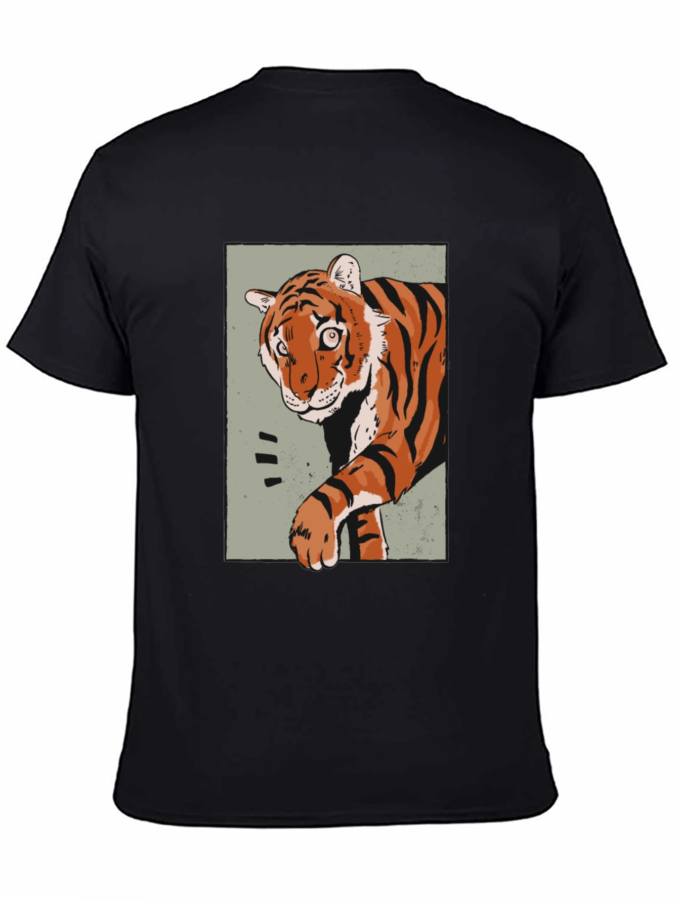 Tiger Graphic Print T-Shirt