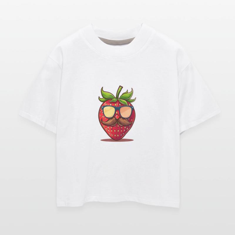 Strawberry Sunglasses Mustache Fruits