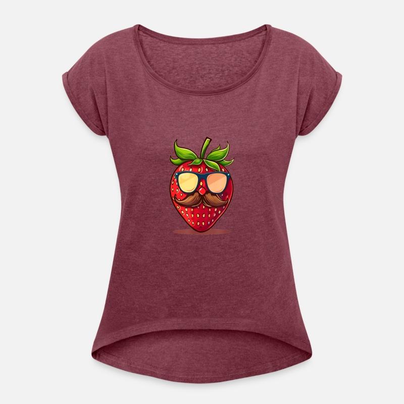 Strawberry Sunglasses Mustache Fruits