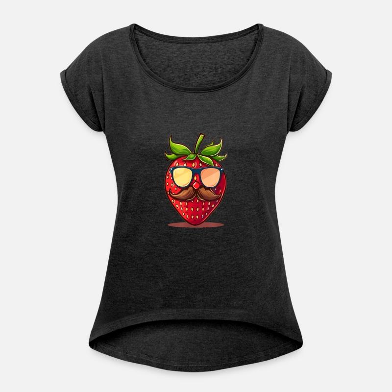 Strawberry Sunglasses Mustache Fruits