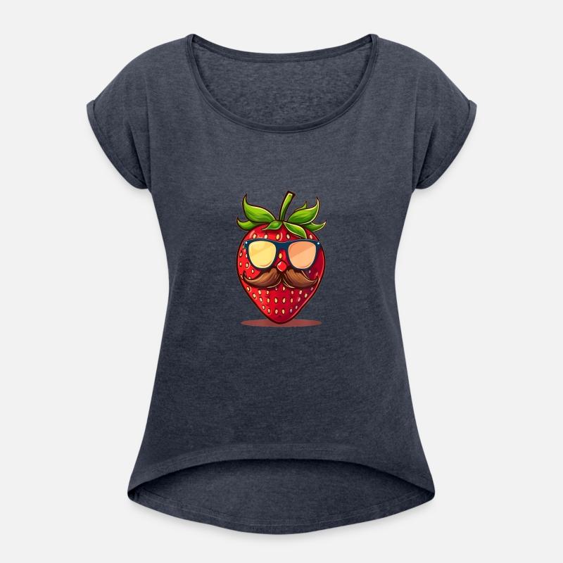 Strawberry Sunglasses Mustache Fruits