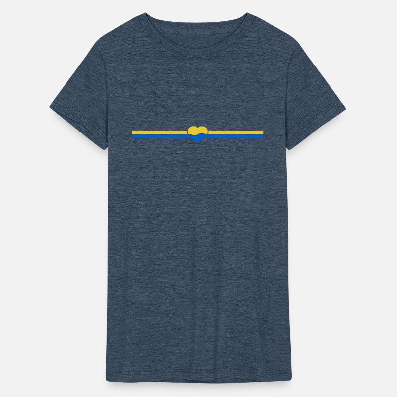 stripes ukraine heart