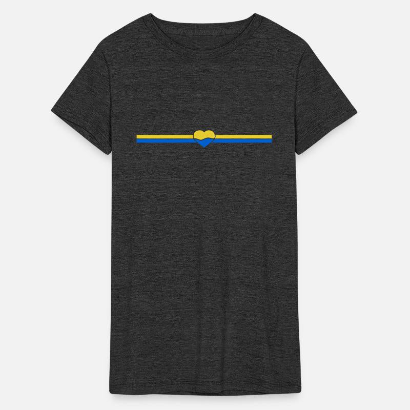 stripes ukraine heart