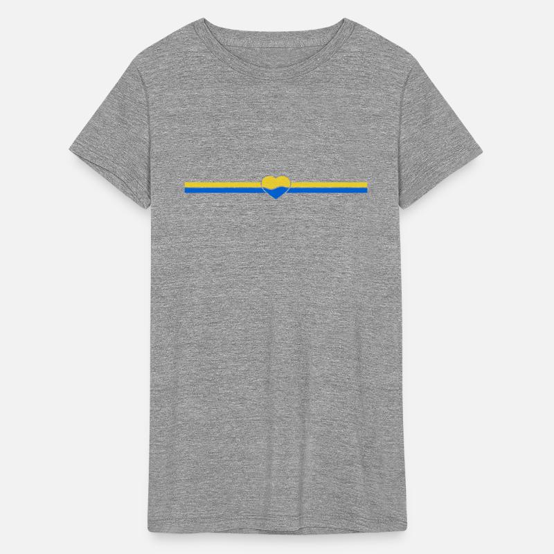 stripes ukraine heart