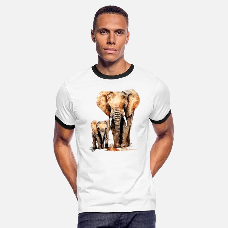 Strong Elephant with Elephant Kid for a Elephant