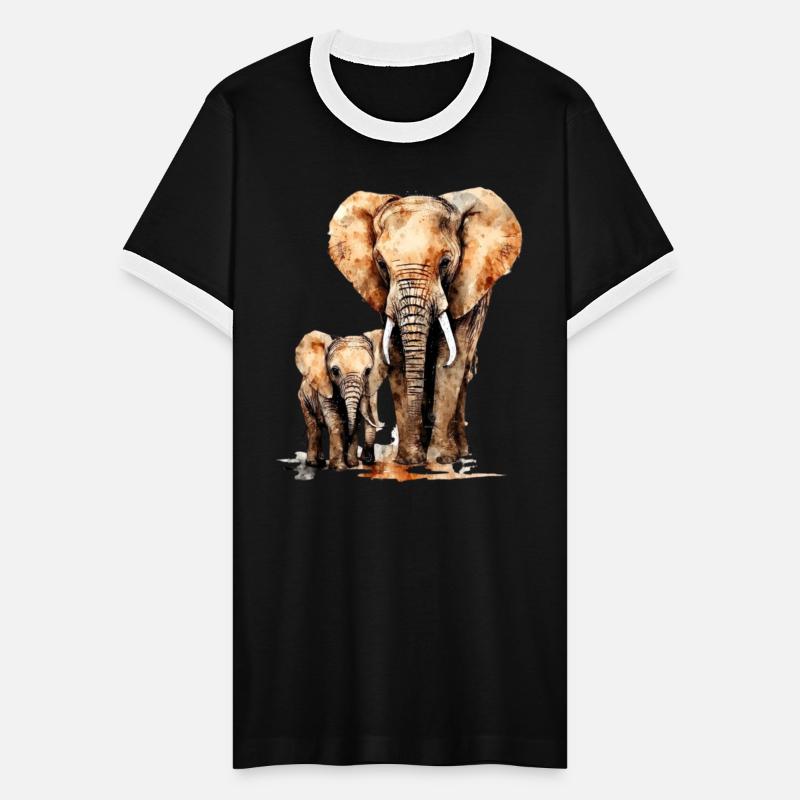 Strong Elephant with Elephant Kid for a Elephant