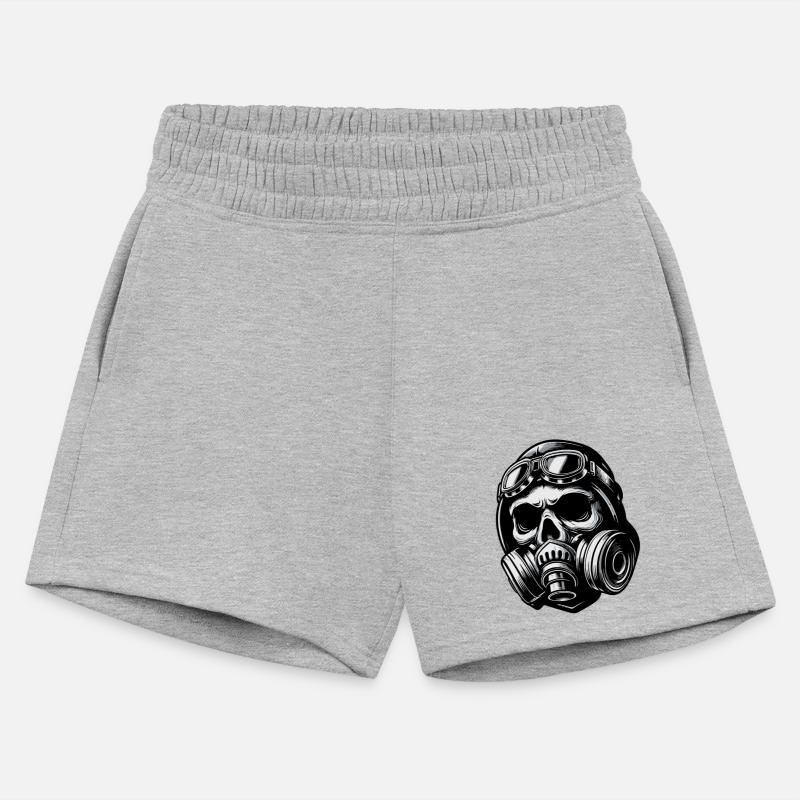 Stylish skull with a gas mask 2