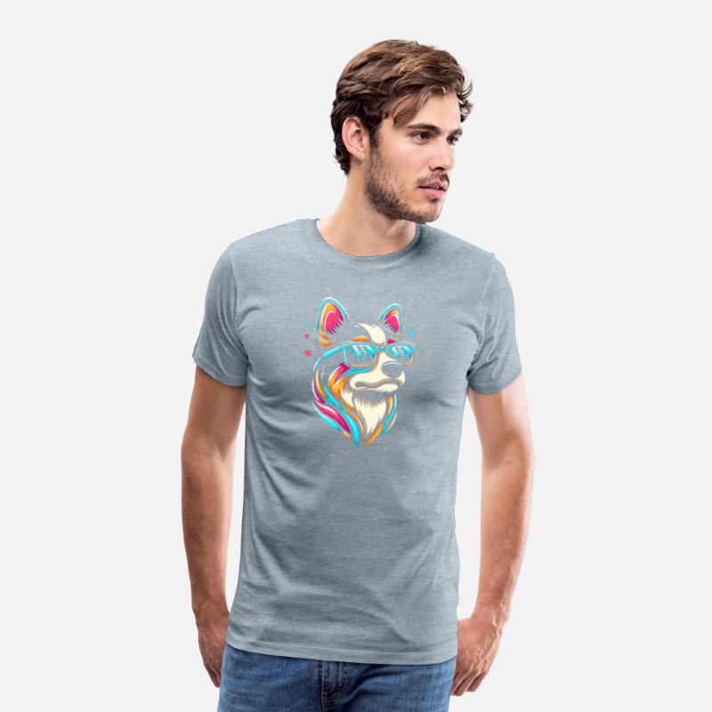 Stylized dog funny cool dogs pet art 1