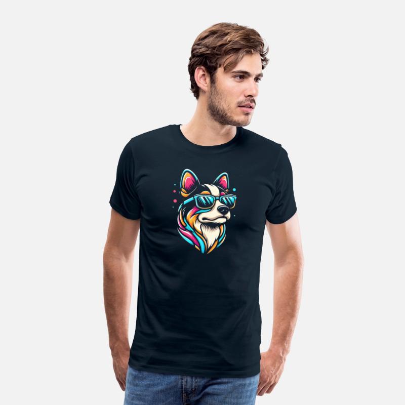 Stylized dog funny cool dogs pet art 1