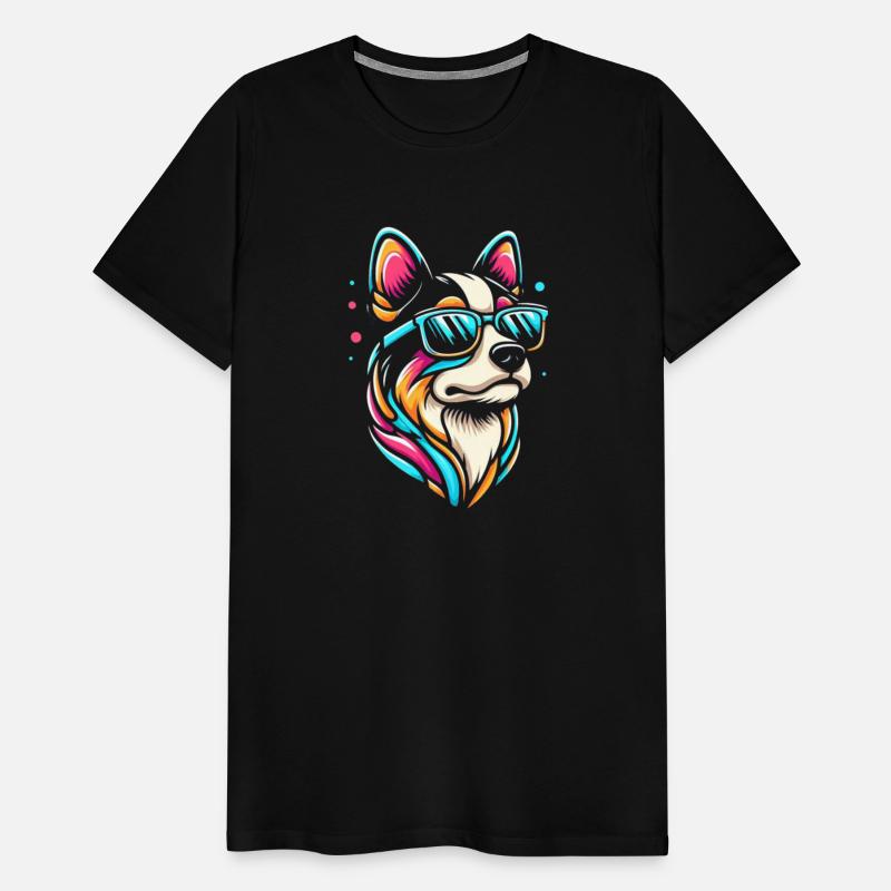Stylized dog funny cool dogs pet art 1