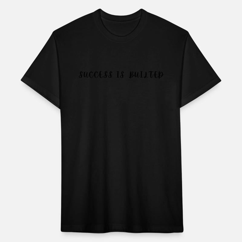Success is Builted Cursive Graphic