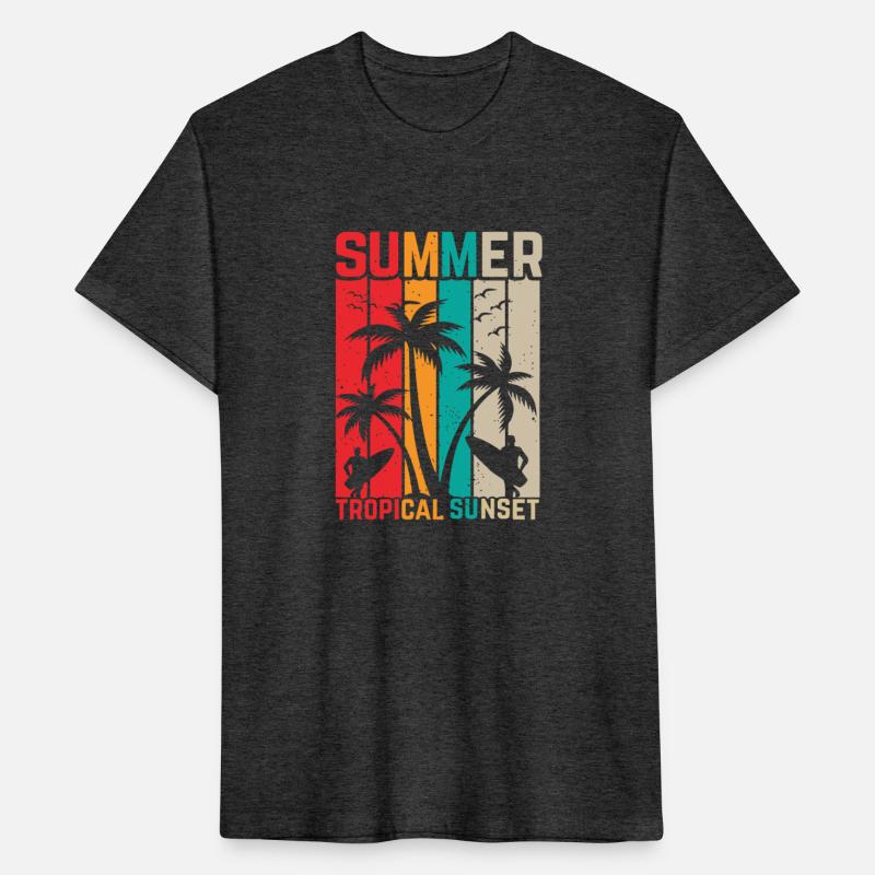 Summer tropical sunset