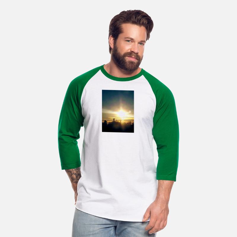 Sunset Over Cloudscape Illustration