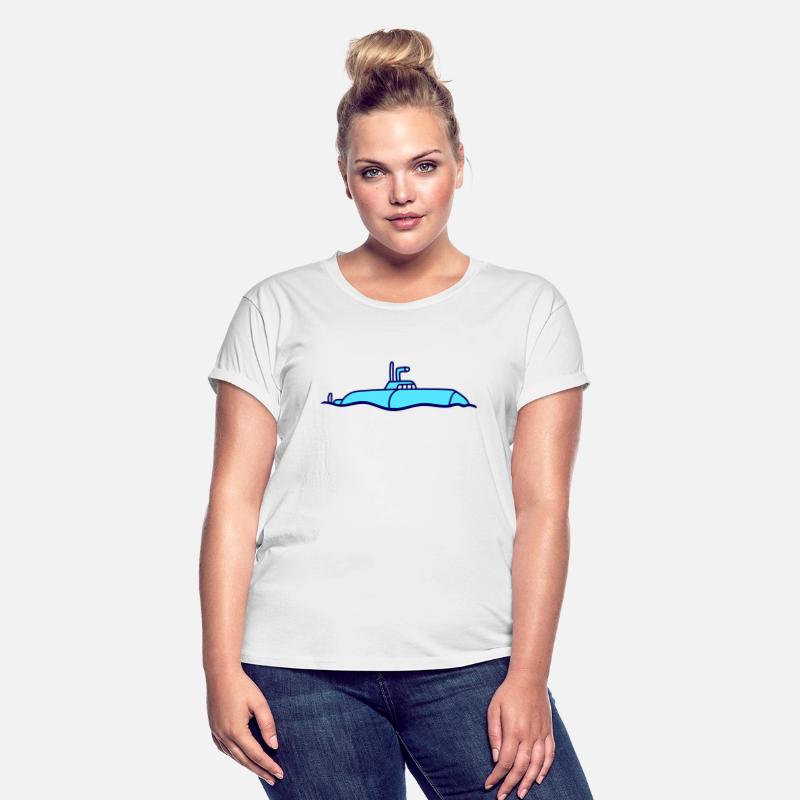 Surfaced Submarine Above Water Surface Dive Boat