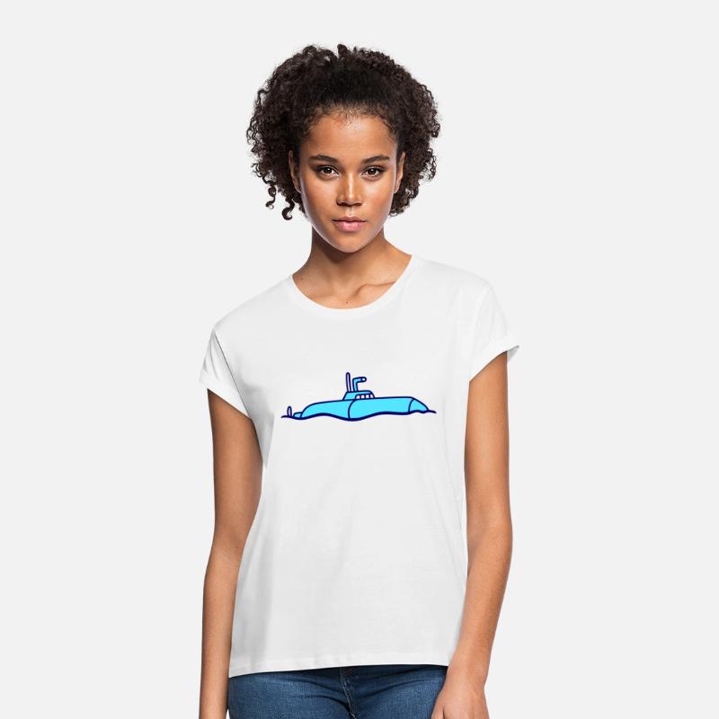 Surfaced Submarine Above Water Surface Dive Boat