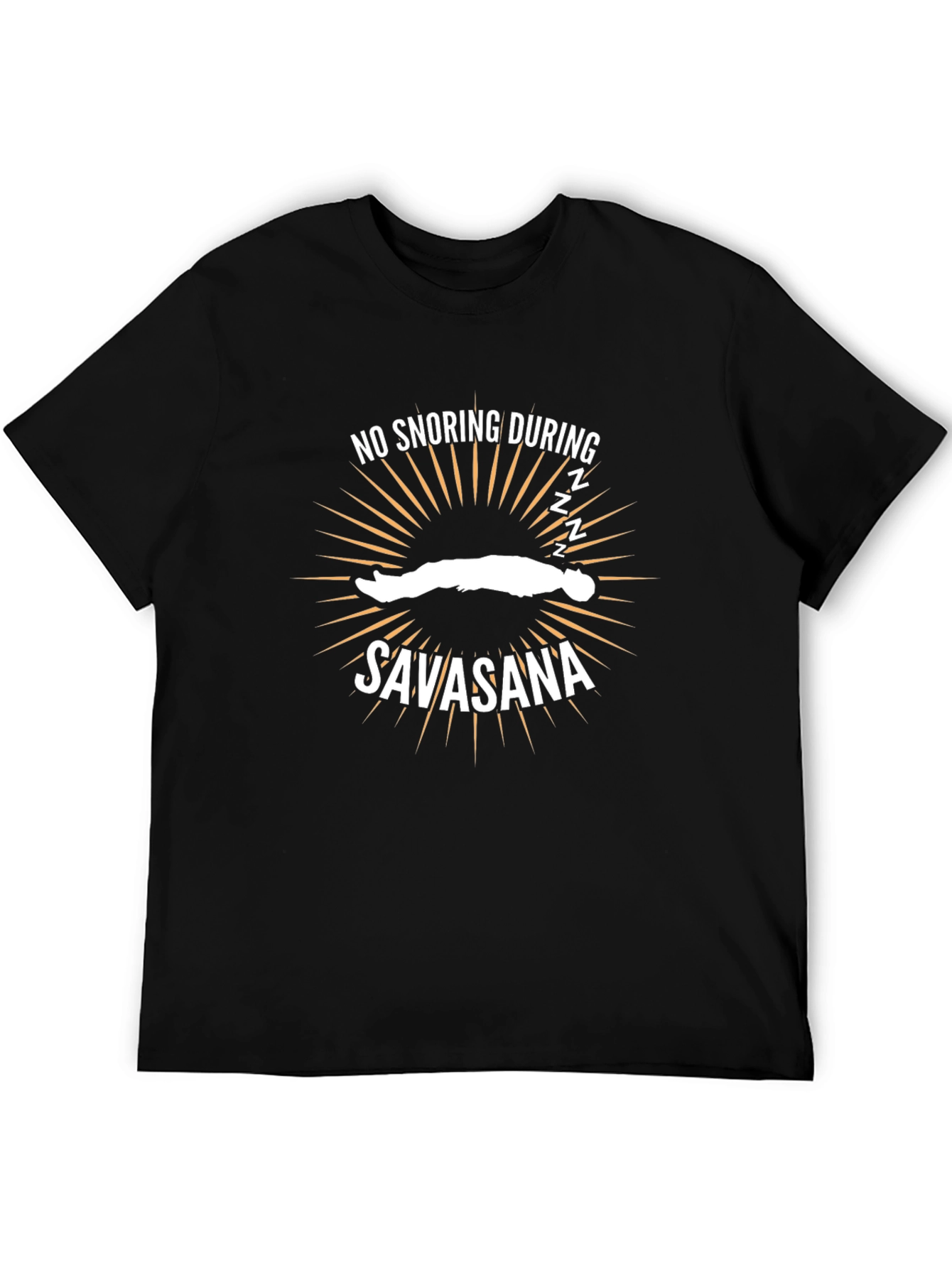 Yoga Savasana T-Shirt - No Snoring Funny Tee