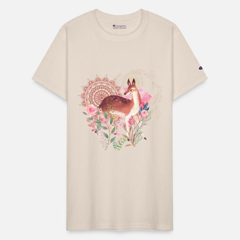 Sweet Deer In Wild Spring