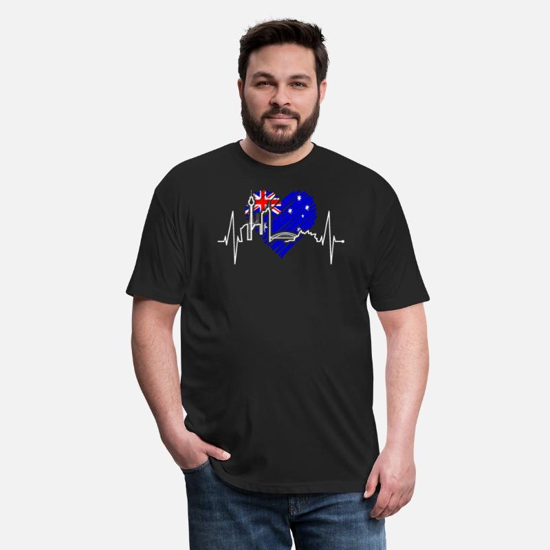 Sydney Skyline Heartbeat Australian Heart Rate Fan
