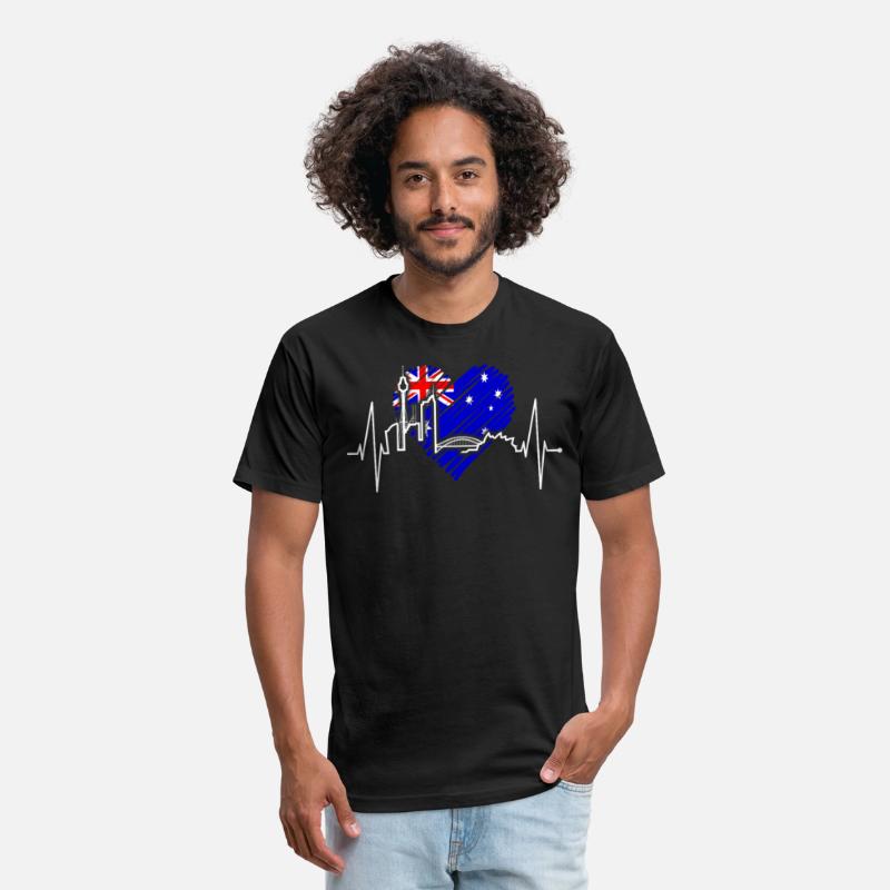 Sydney Skyline Heartbeat Australian Heart Rate Fan