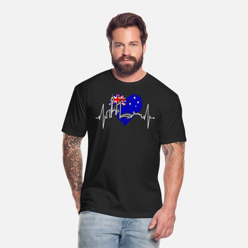 Sydney Skyline Heartbeat Australian Heart Rate Fan