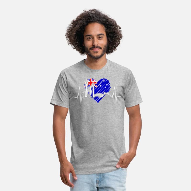 Sydney Skyline Heartbeat Australian Heart Rate Fan