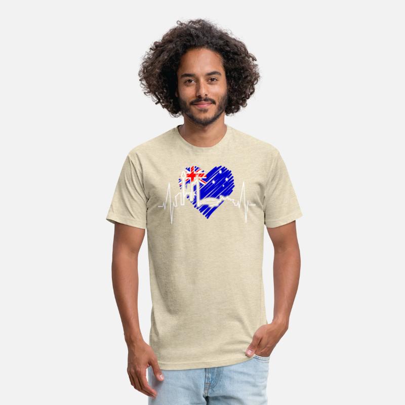 Sydney Skyline Heartbeat Australian Heart Rate Fan