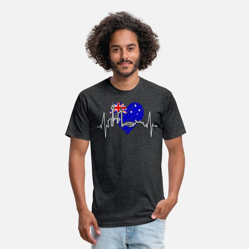 Sydney Skyline Heartbeat Australian Heart Rate Fan