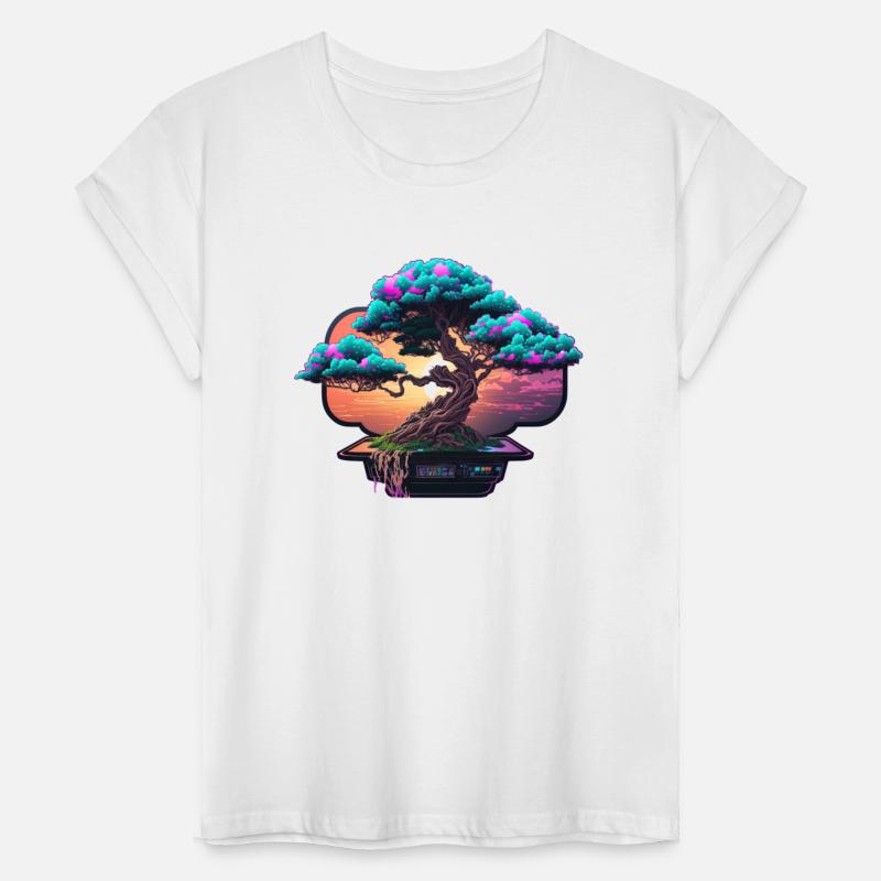 Synthwave Bonsai Tree
