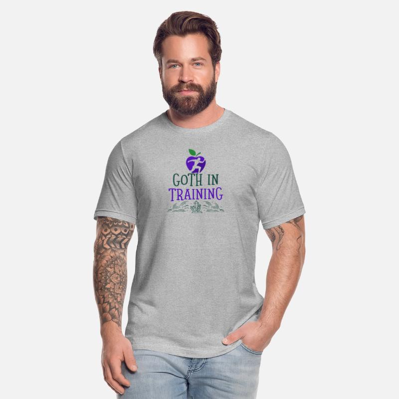 t shirt design maker with a goth in training quote