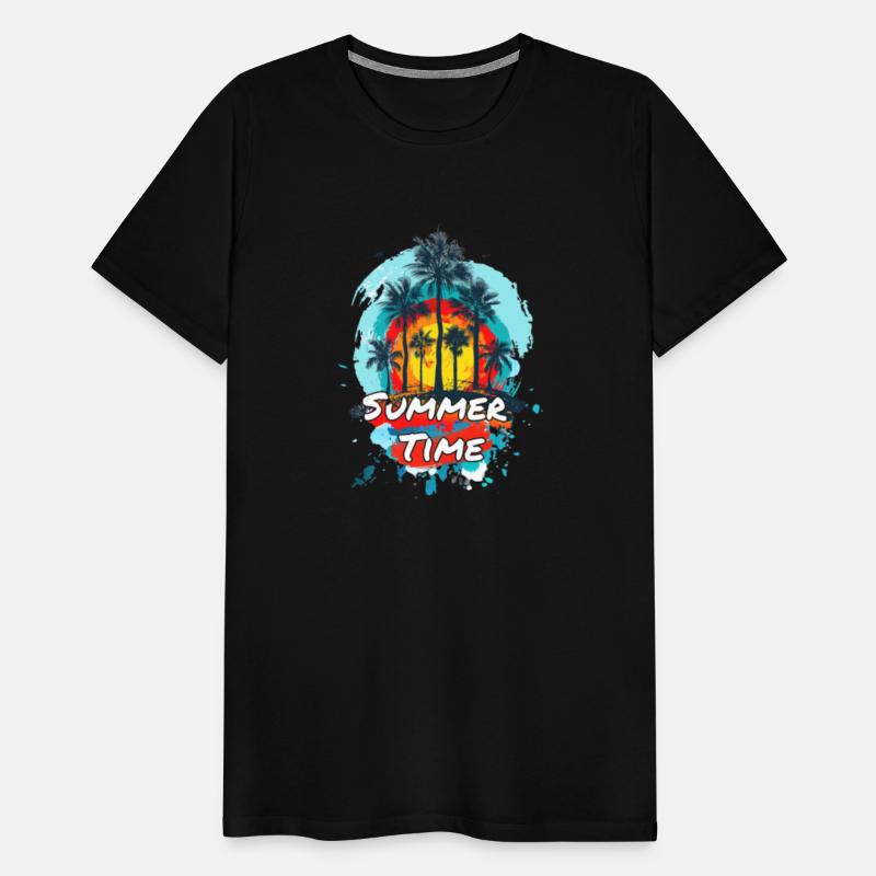 T-shirt features a playful and colorful print