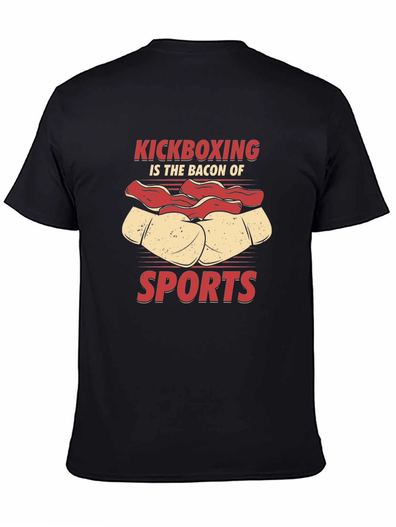 Kickboxing Bacon Sports T-Shirt