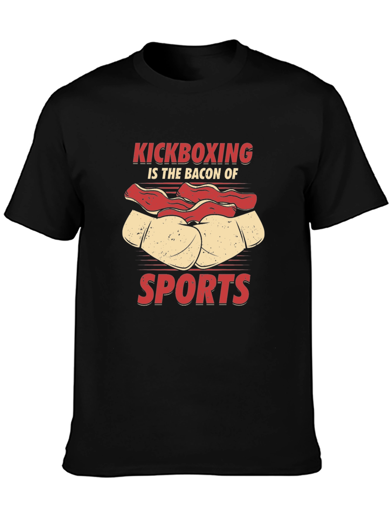 Kickboxing Bacon Sports T-Shirt
