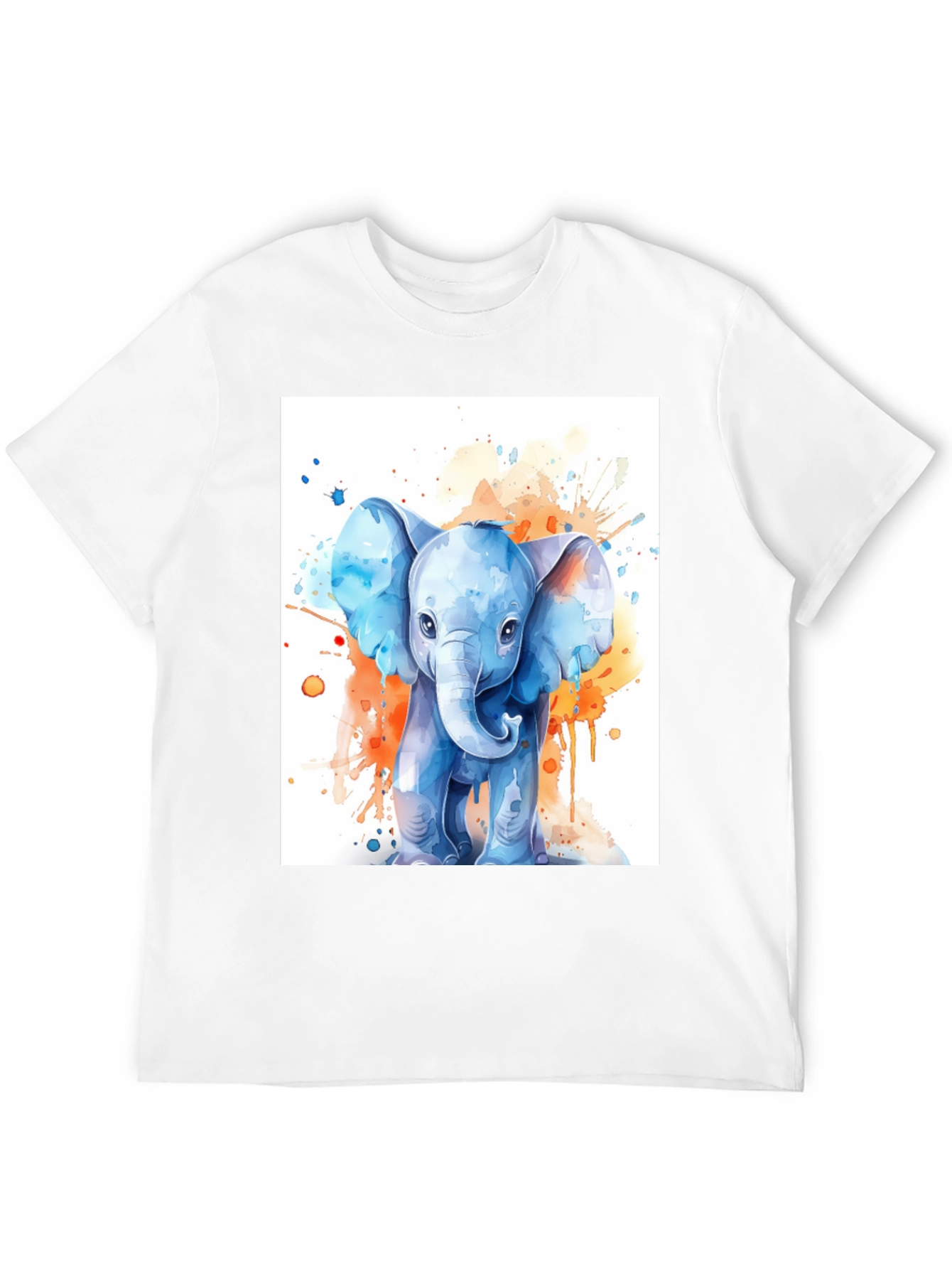 Baby Elephant Watercolor T-Shirt