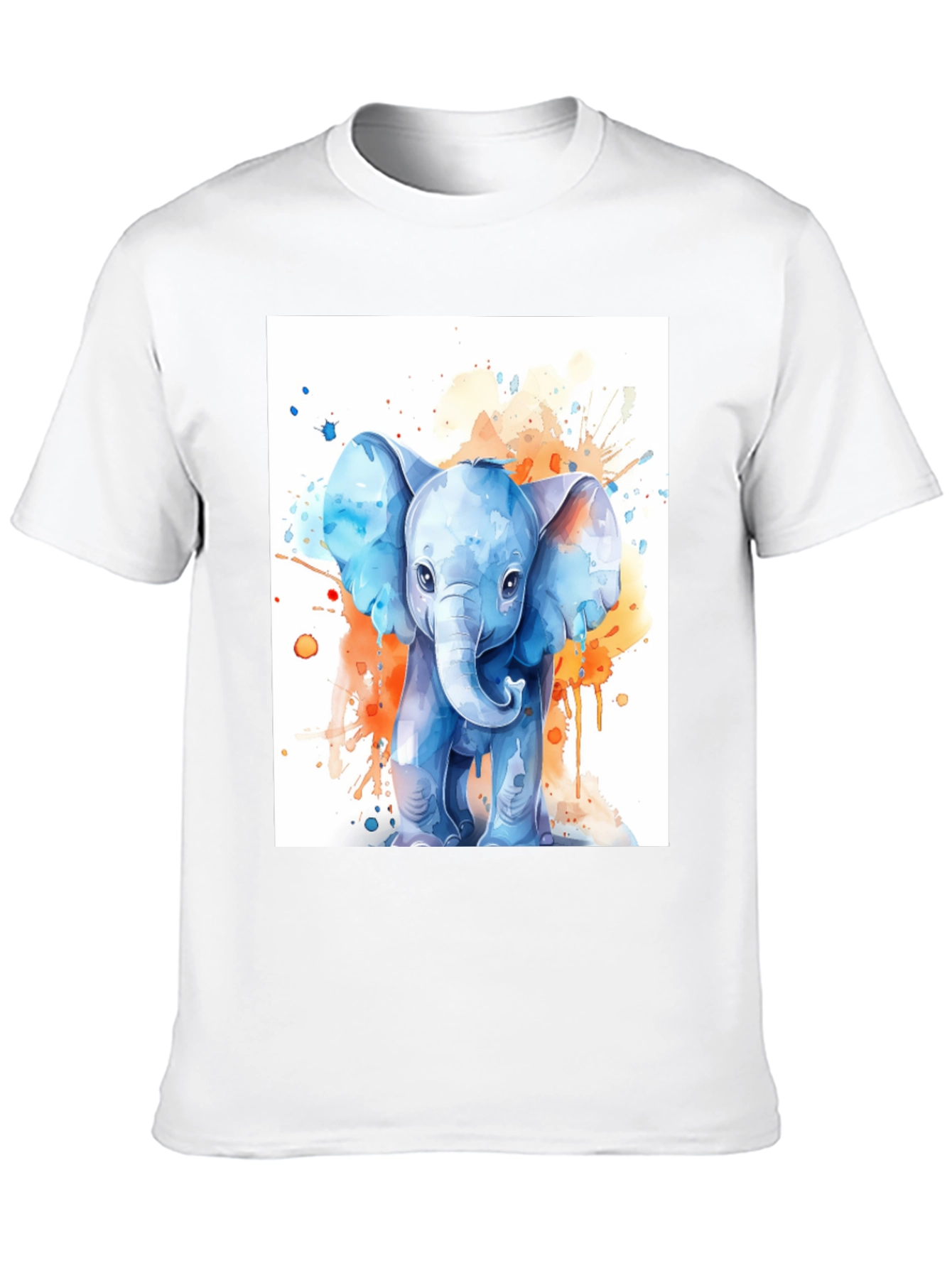 Baby Elephant Watercolor T-Shirt