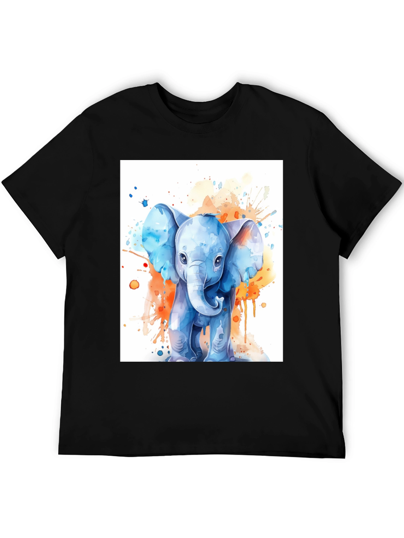 Baby Elephant Watercolor T-Shirt