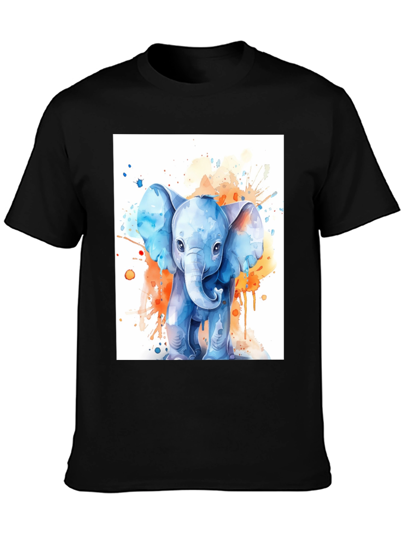 Baby Elephant Watercolor T-Shirt