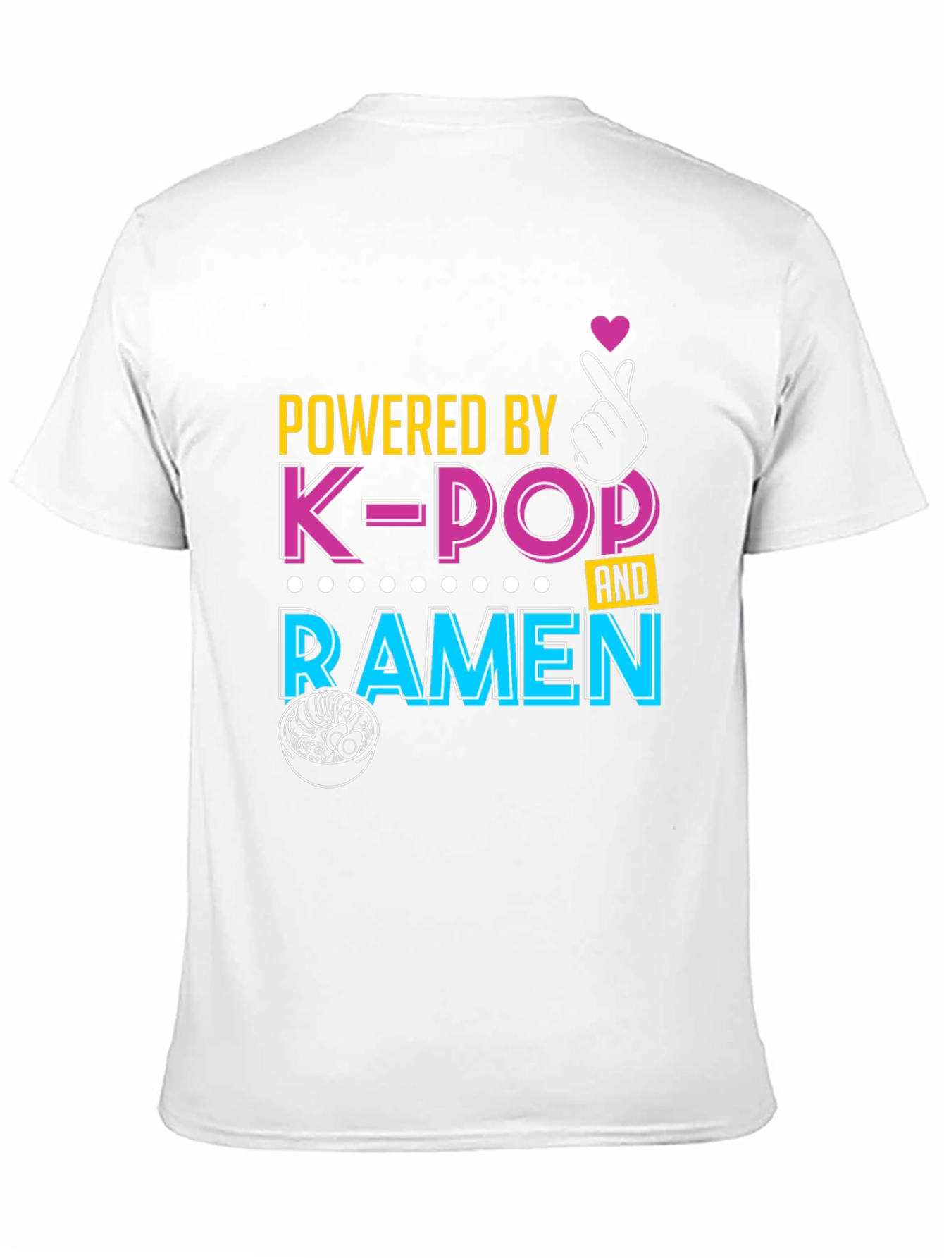 Powered By K-Pop and Ramen T-Shirt