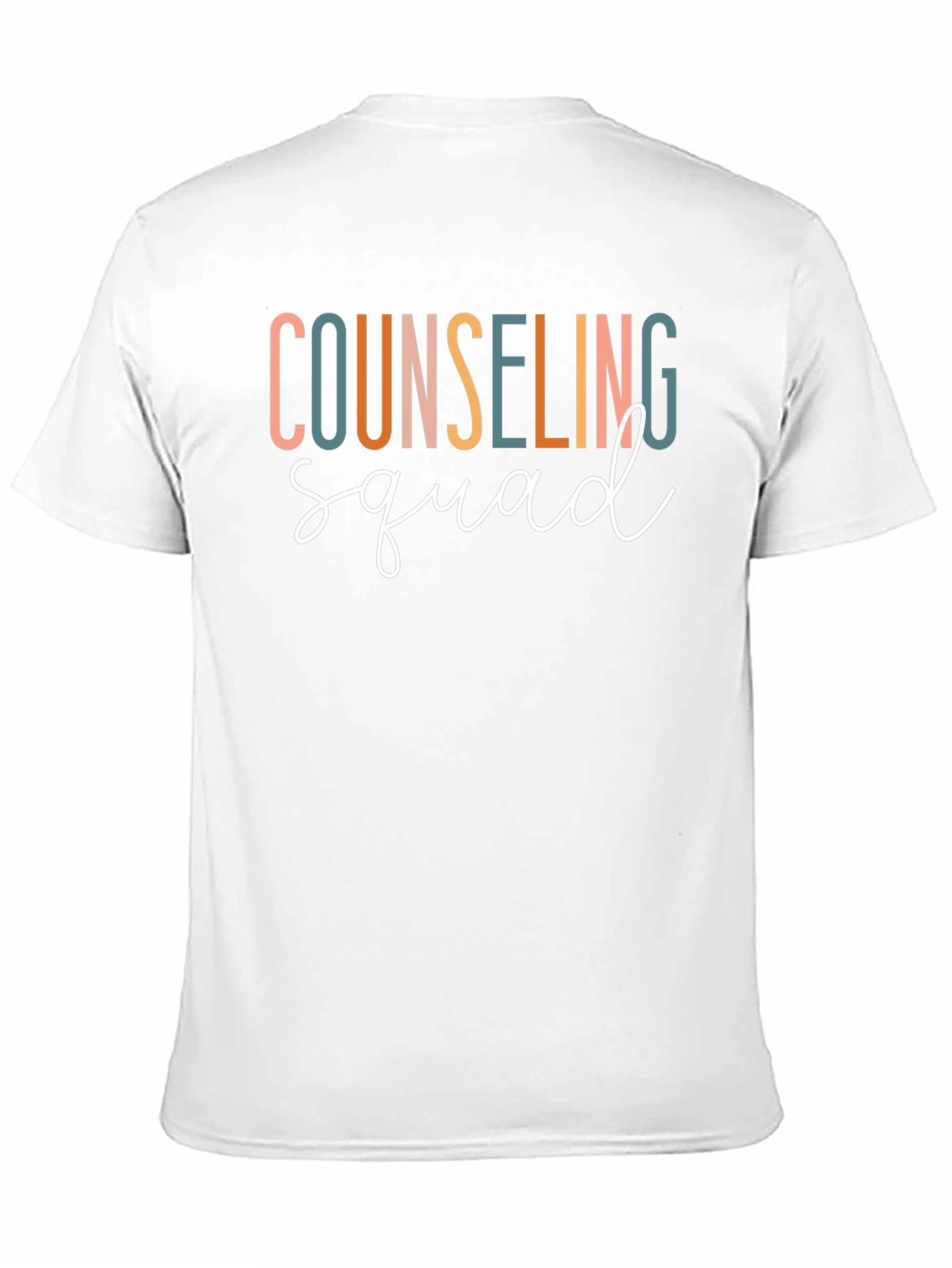 Counseling Squad Graphic Tee - Black Cotton T-Shirt