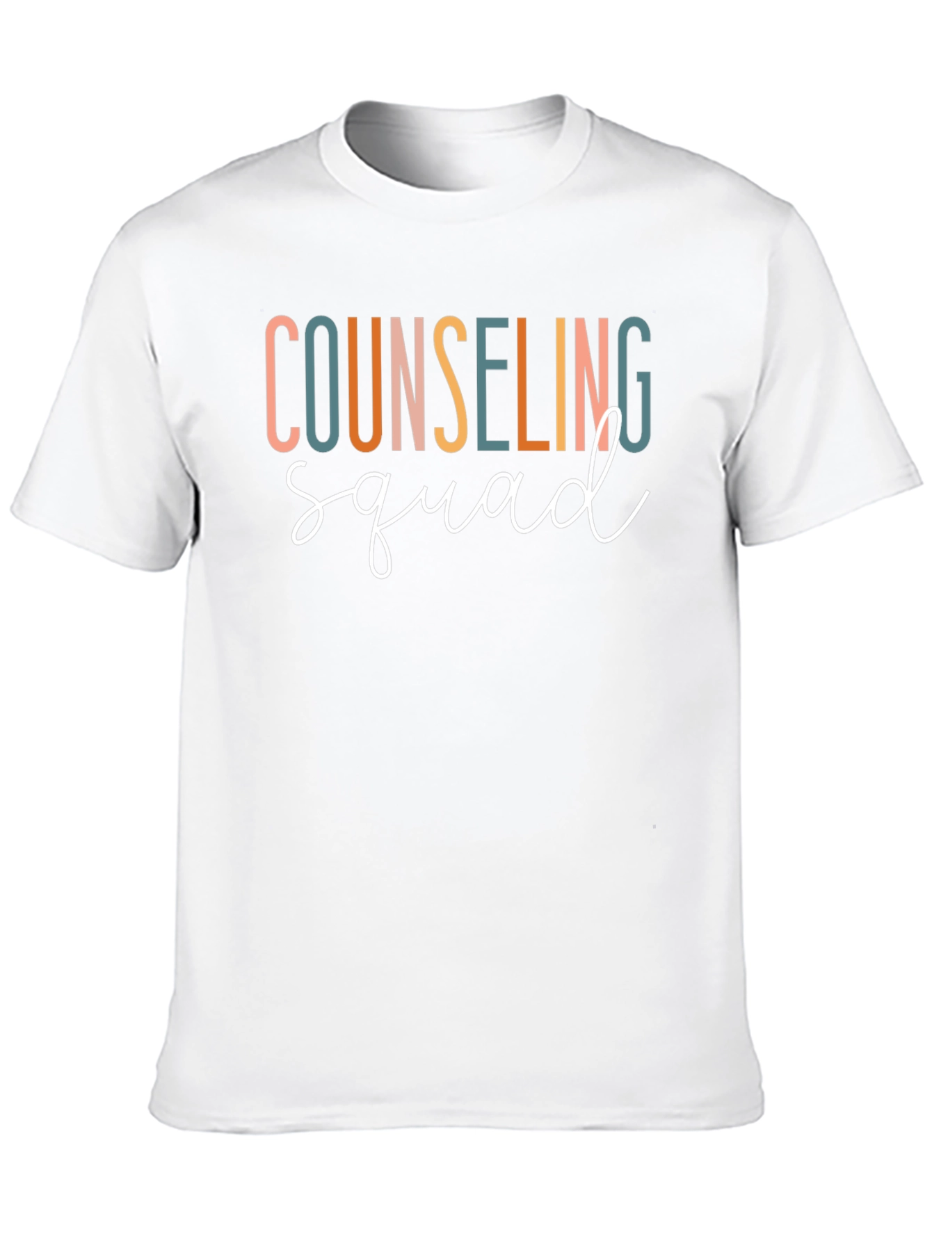 Counseling Squad Graphic Tee - Black Cotton T-Shirt