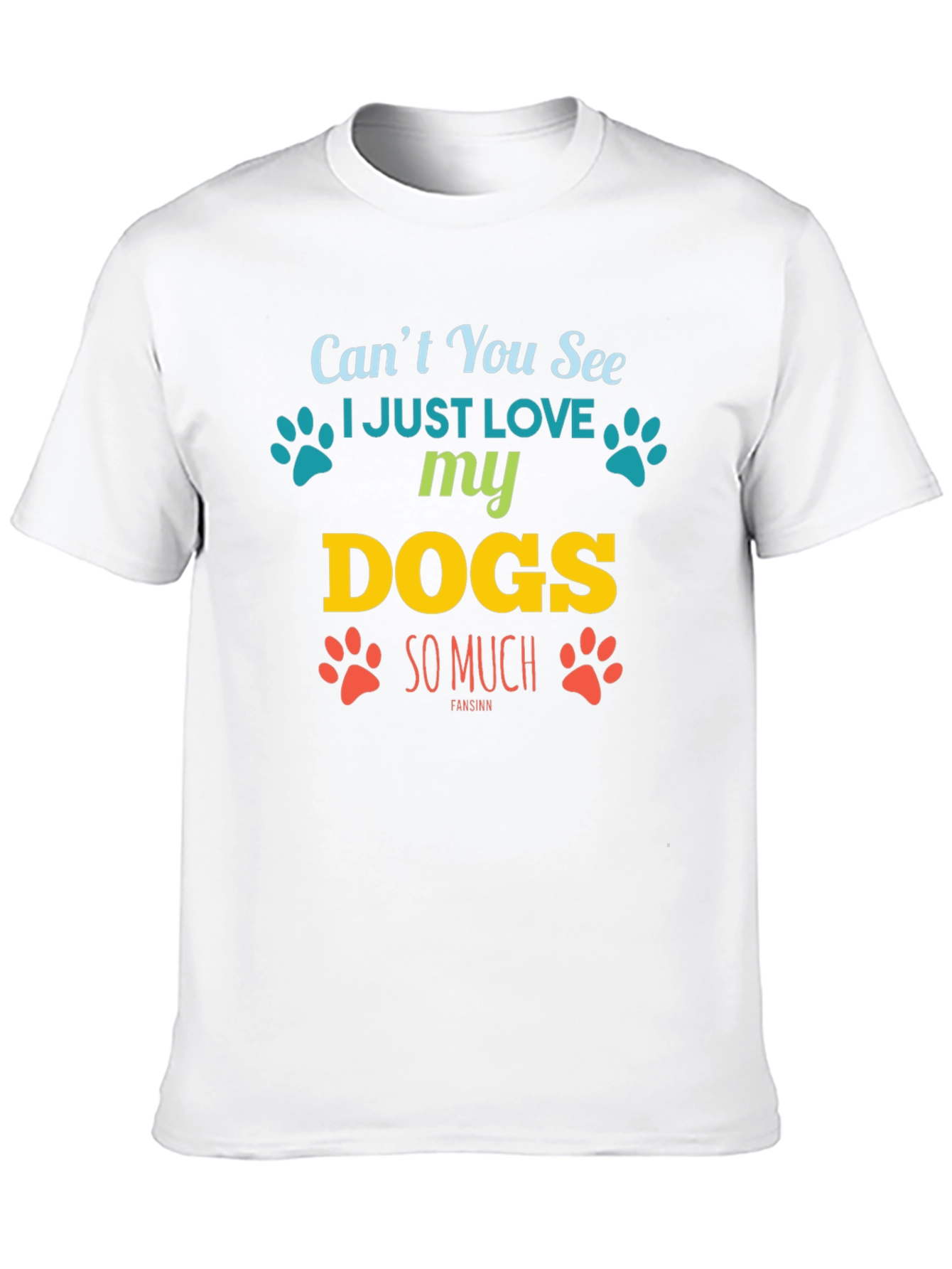 I Love My Dogs Graphic T-Shirt