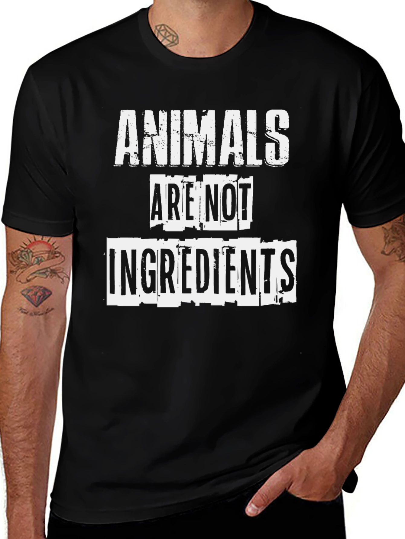 Animals Are Not Ingredients Graphic Tee