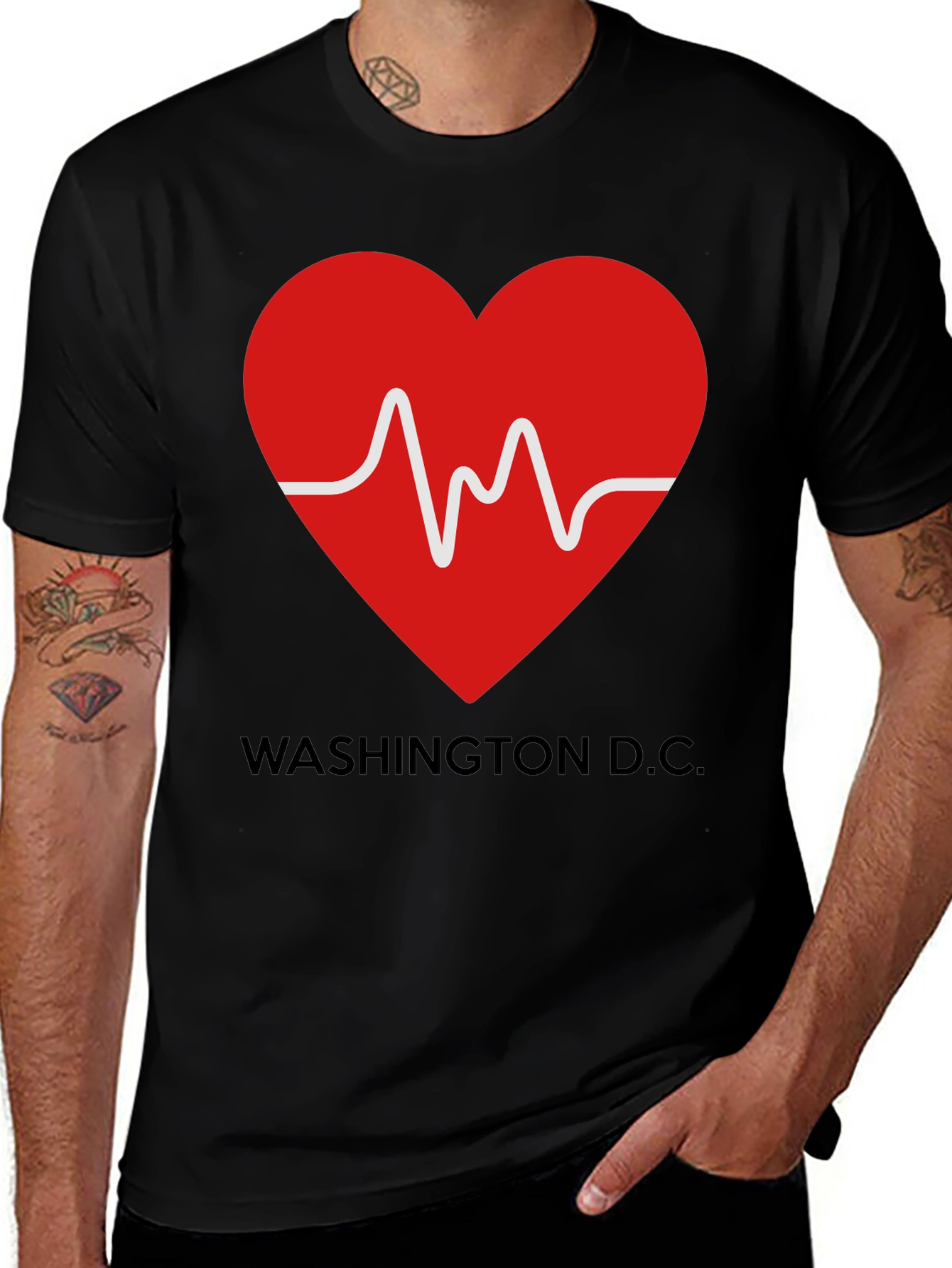 Washington D.C. Heartbeat T-Shirt