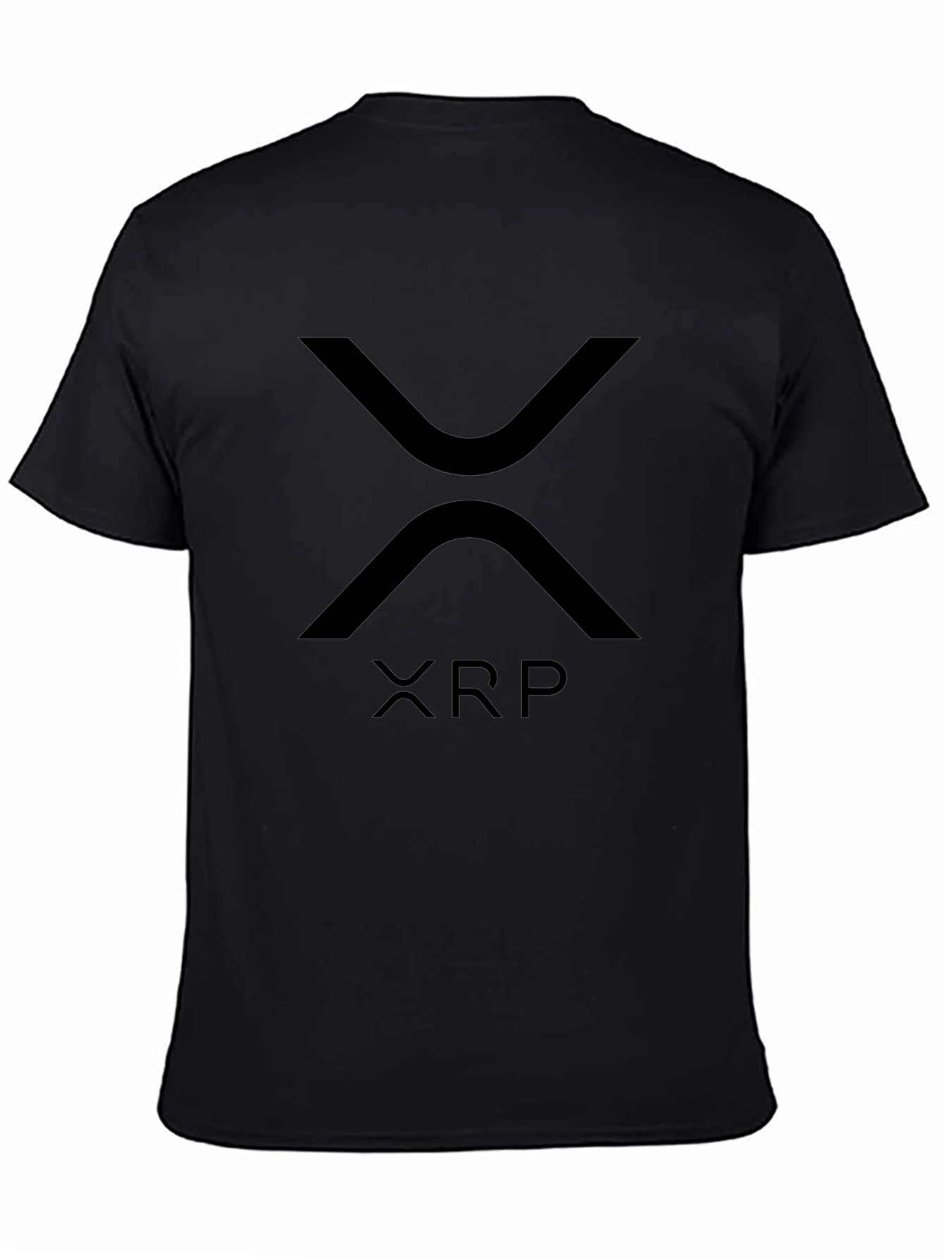 XRP Cryptocurrency Black Graphic Tee