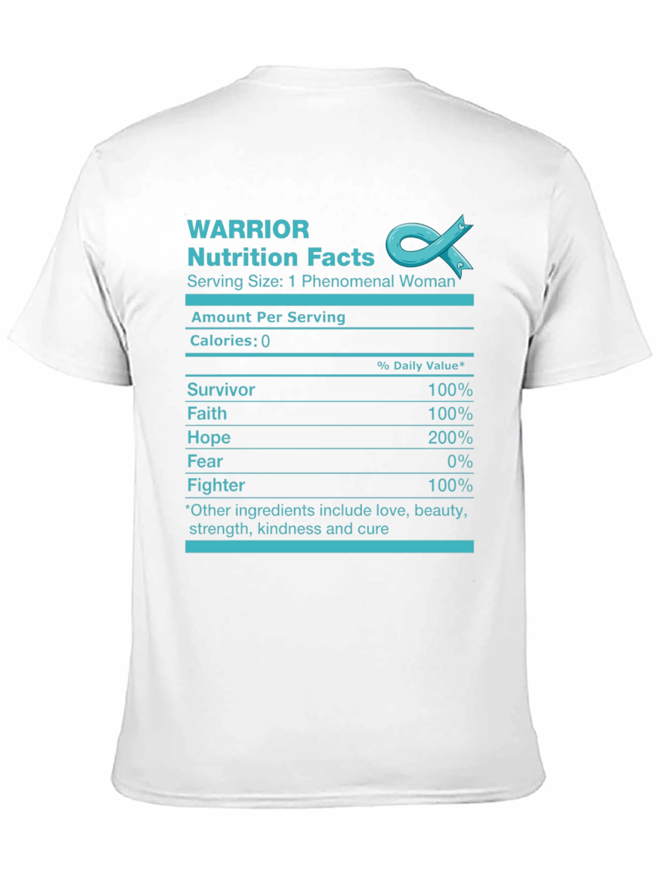 Warrior Nutrition Facts T-Shirt