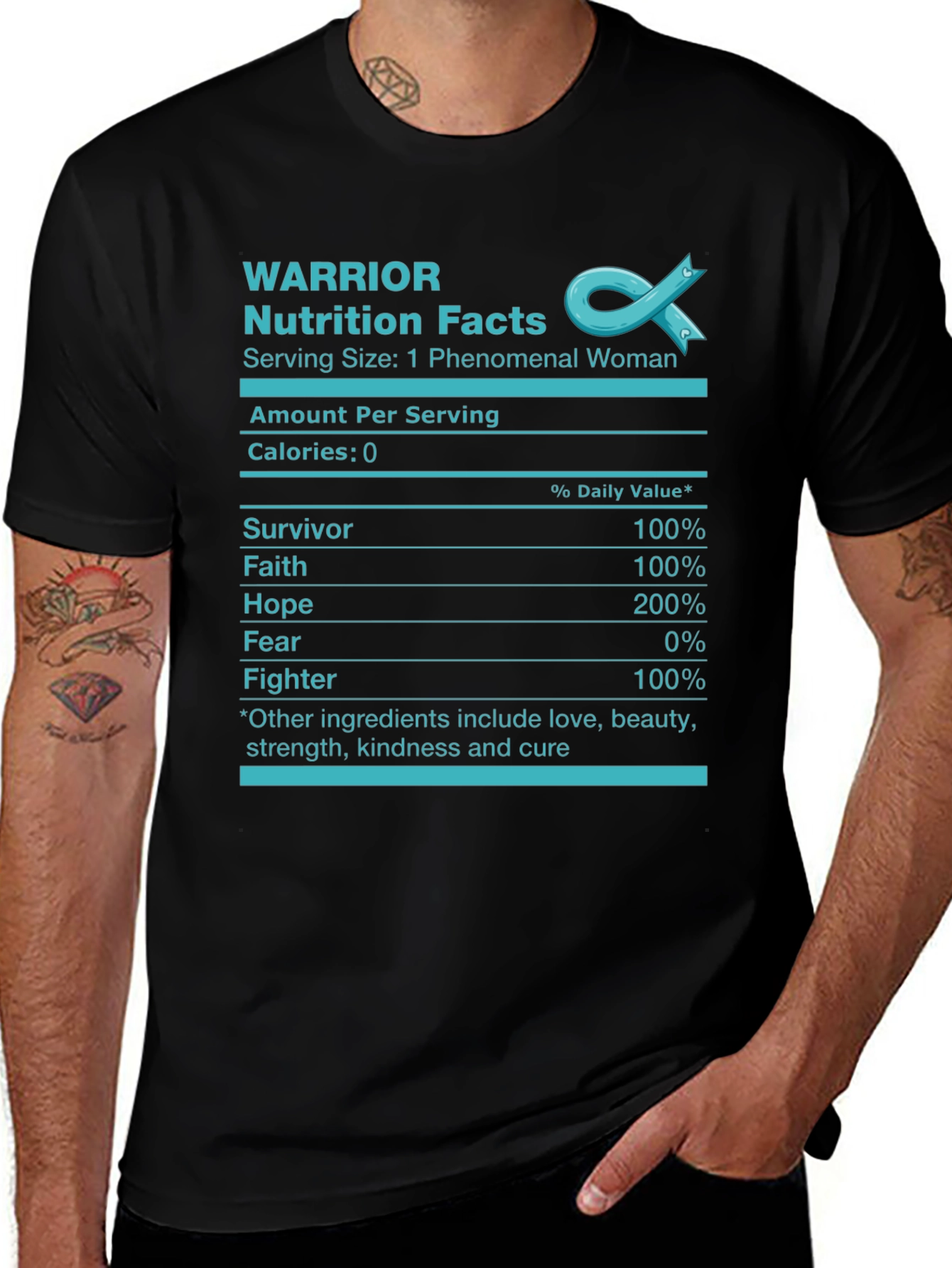 Warrior Nutrition Facts T-Shirt