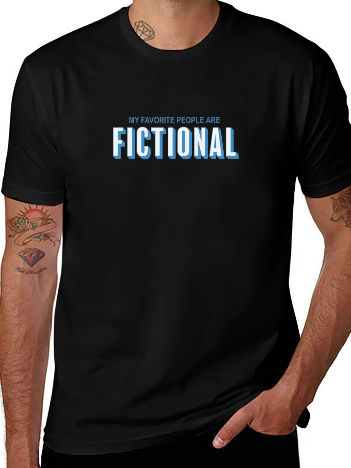 Fictional People T-Shirt Book Lover Tee