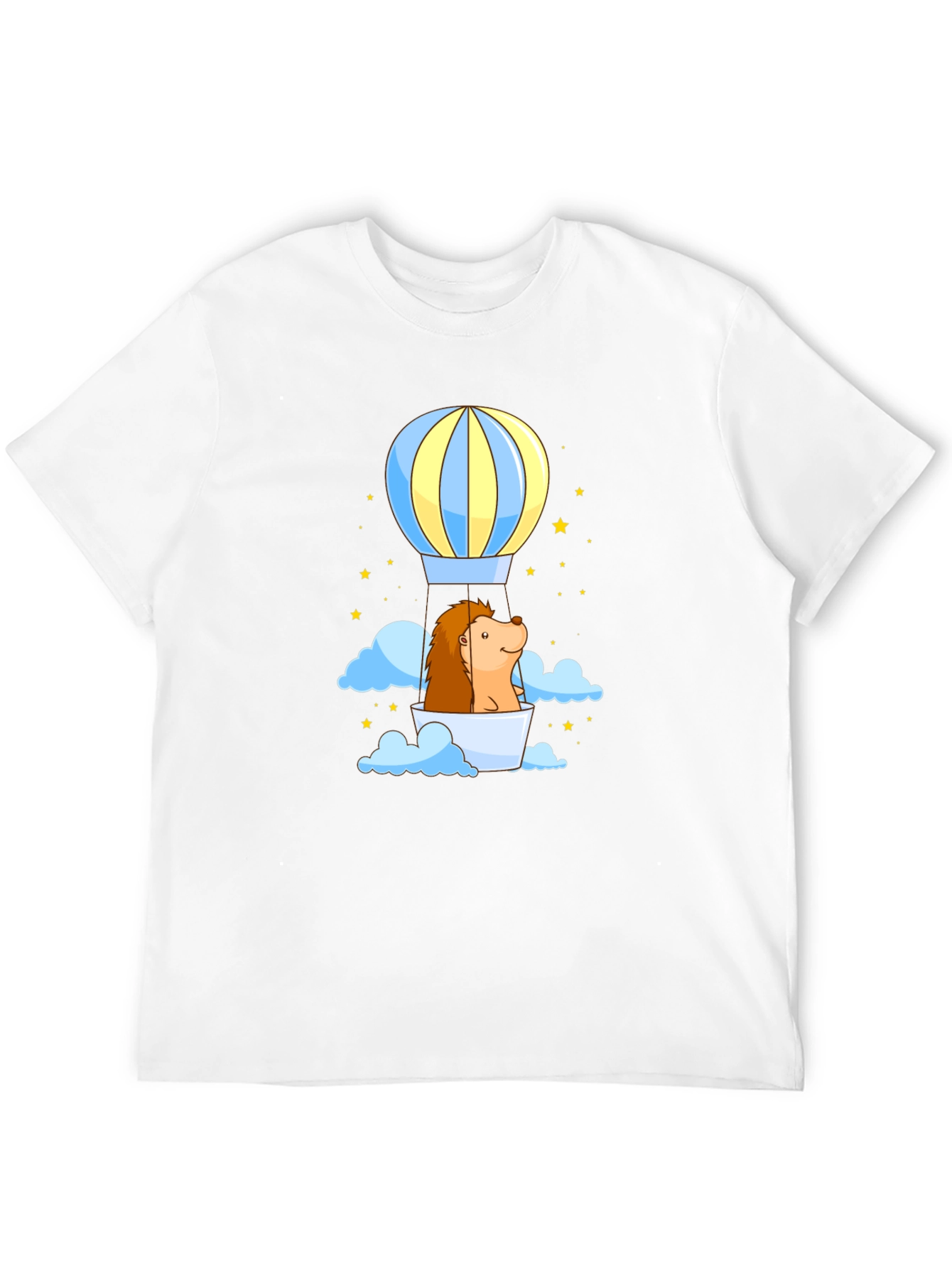 Hedgehog Hot Air Balloon Graphic Tee