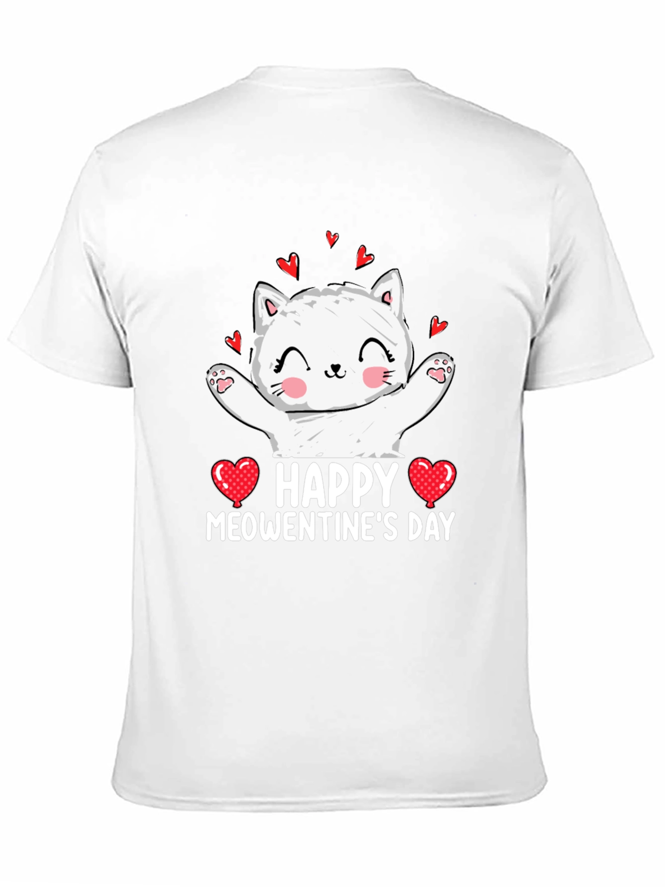 Happy Meowentines Day Cat T-Shirt