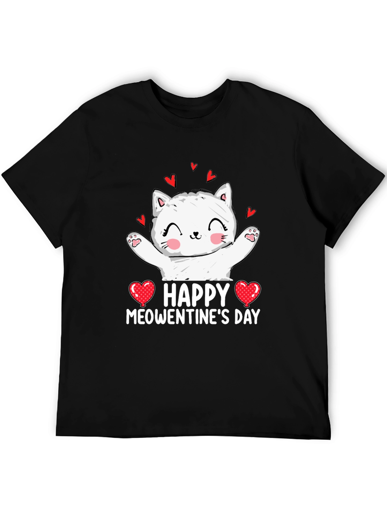 Happy Meowentines Day Cat T-Shirt
