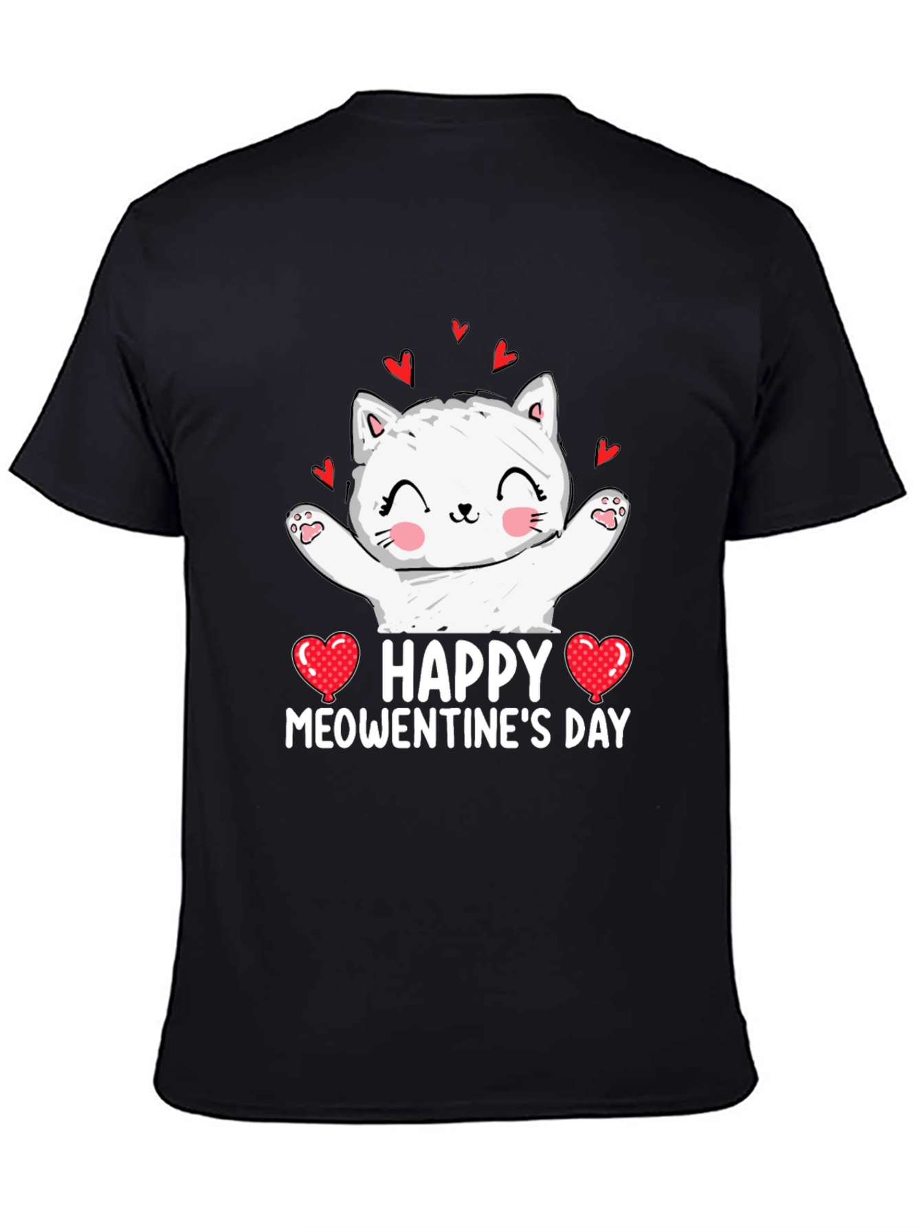 Happy Meowentines Day Cat T-Shirt